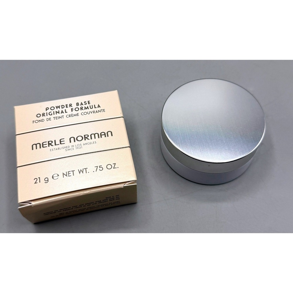 Merle Norman Powder Base Original Formula Cream Foundation Golden Birch 0.75 oz